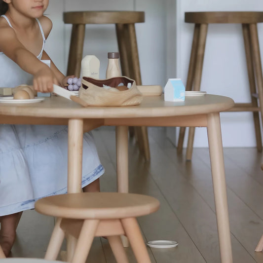 Kids Round Wooden Table