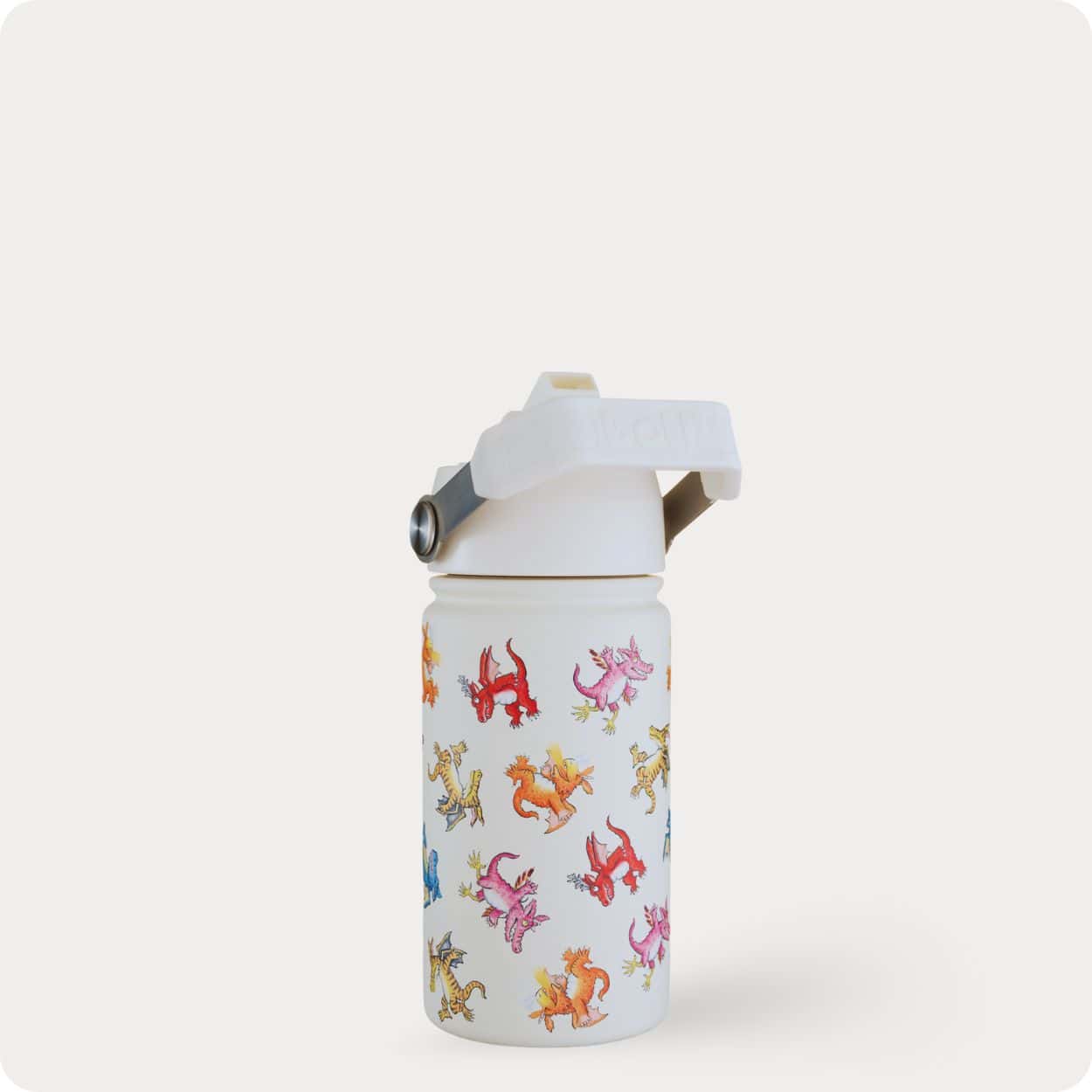 Sustainable kids bottle: 400ml Epic Zog Bottle Cream | KIDDYKIND