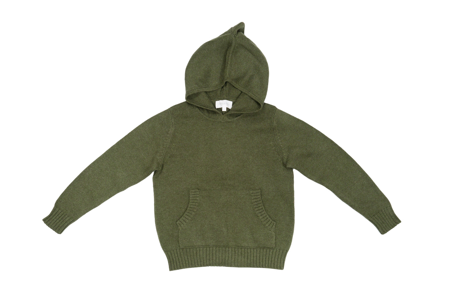 MIKA & MILO Dino Hoodie | Avocado - - organic cotton cashmere