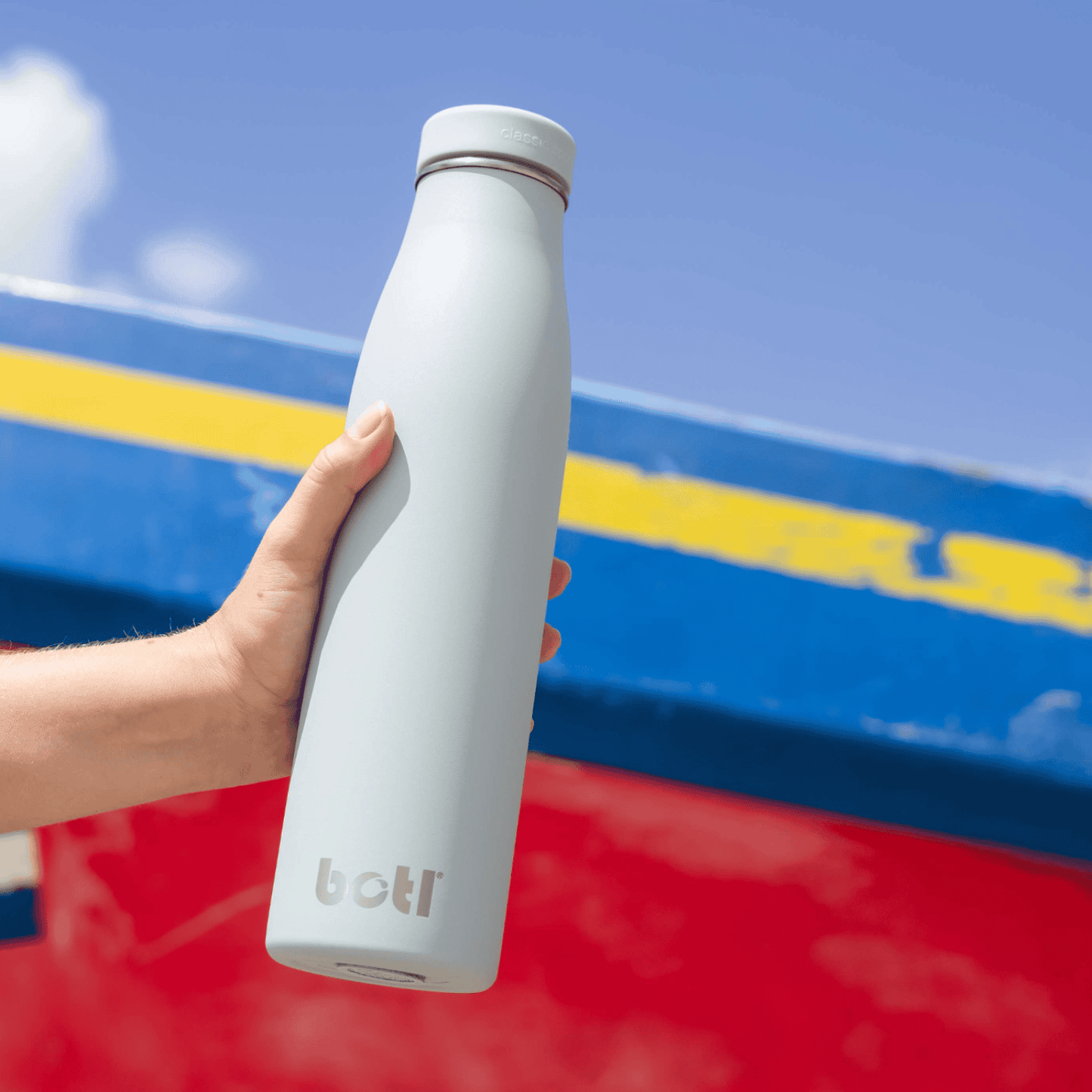 Sustainable kids bottle: 800ml Sage Evolution – stainless steel insulated bottle with straw | KIDDYKIND