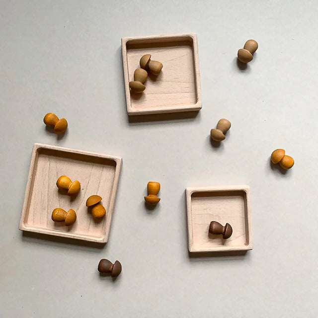 Wooden Sorting Trays