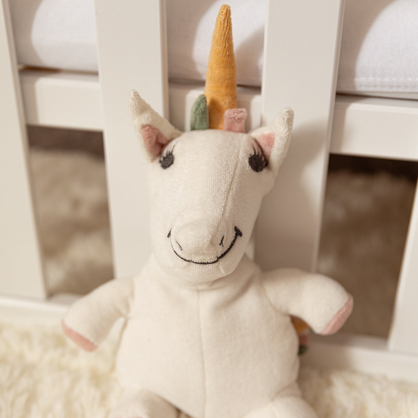 Unicorn Teddy by Pure Earth Collection, organic cotton, vetted by KIDDYKIND