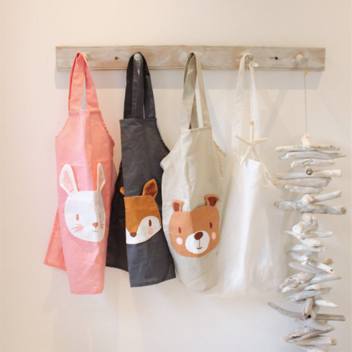 Fox Linen Apron