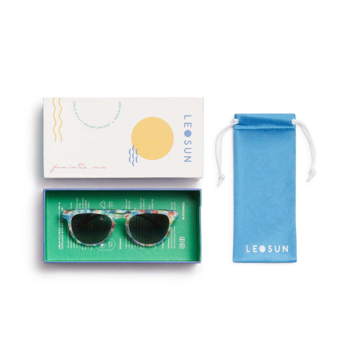 Rainbow Oli Kids Sunglasses | Polarised UV400 | Limited Edition | Ages 3+