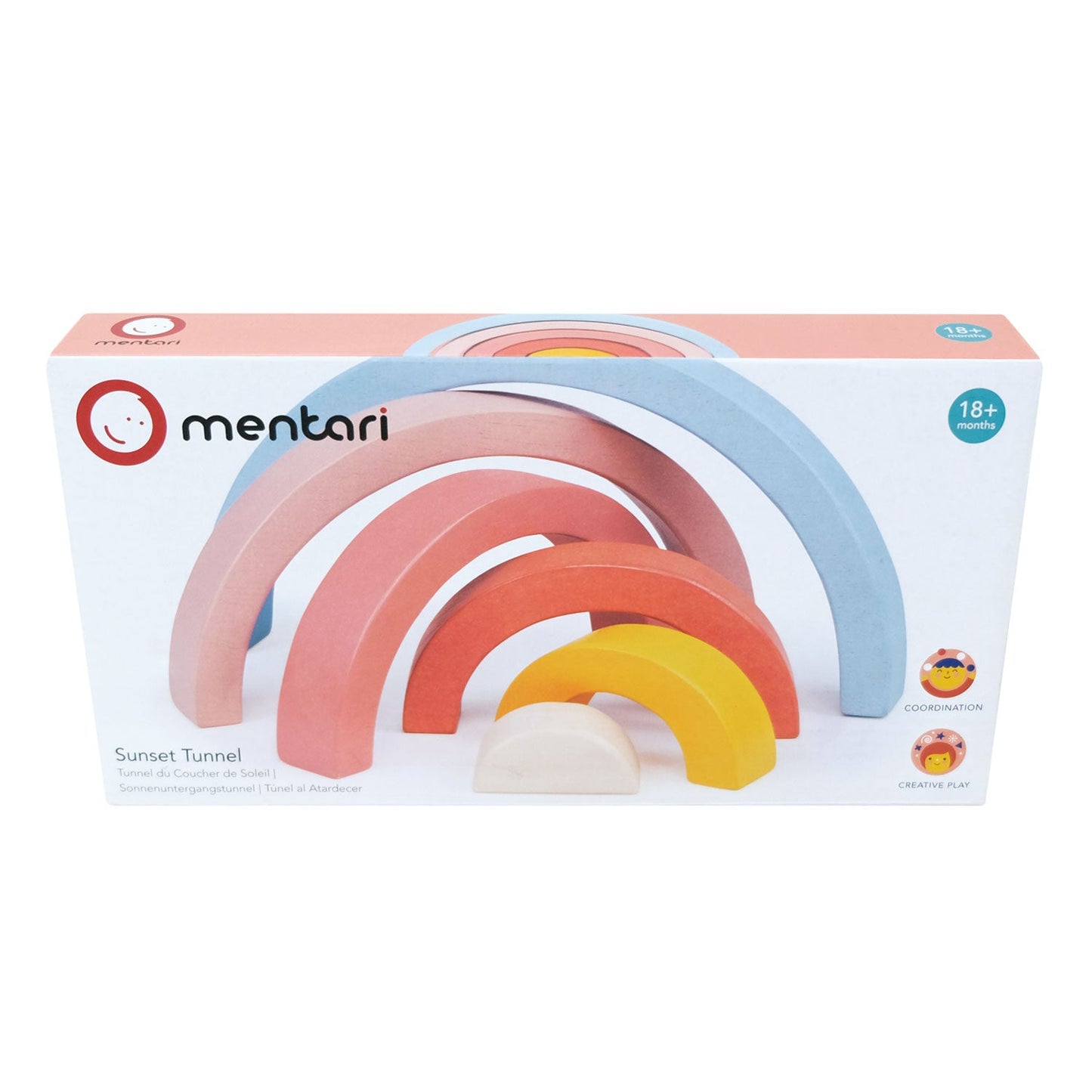 Sunset Tunnel | natural wooden toy for toddlers UK