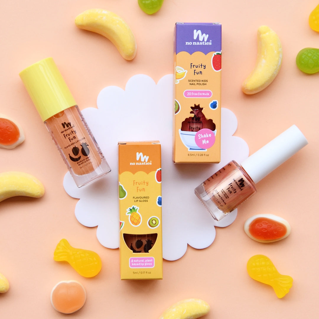 Fruity Fun Lip Gloss & Nail Polish Gift Set