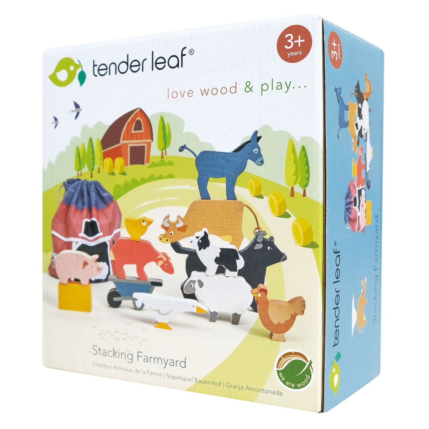 Farmyard Stacker & Farmyard Rag Book Bundle