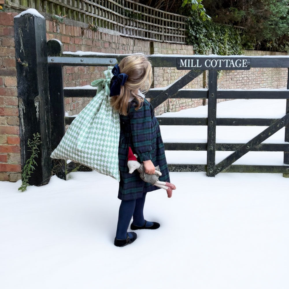 Harlequin Santa Sack - Winter Pine