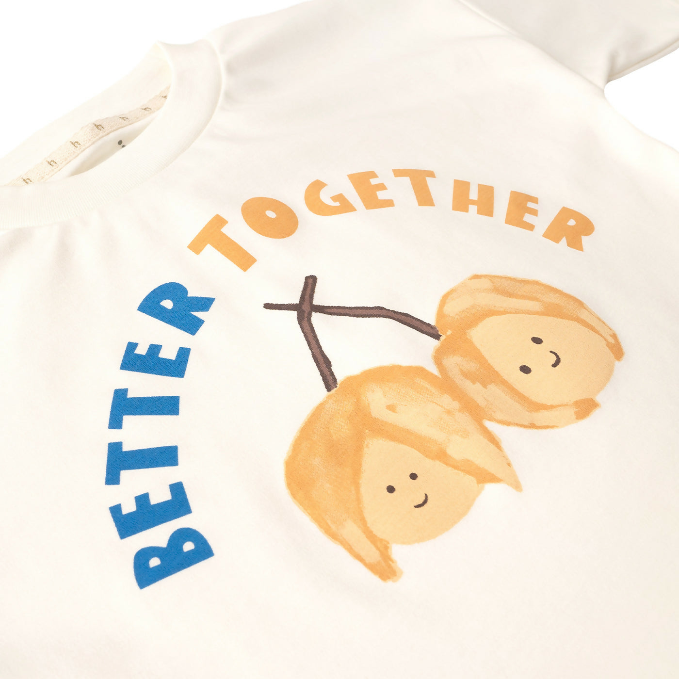 organic cotton kids t-shirt with words better together from the best sustainable kids brands