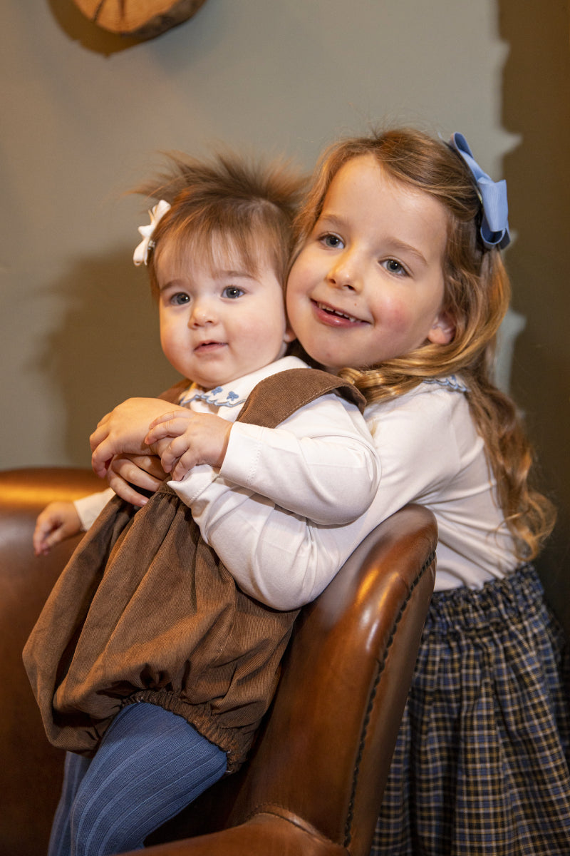 Gloria Embroidered Baby Girl Bodysuit