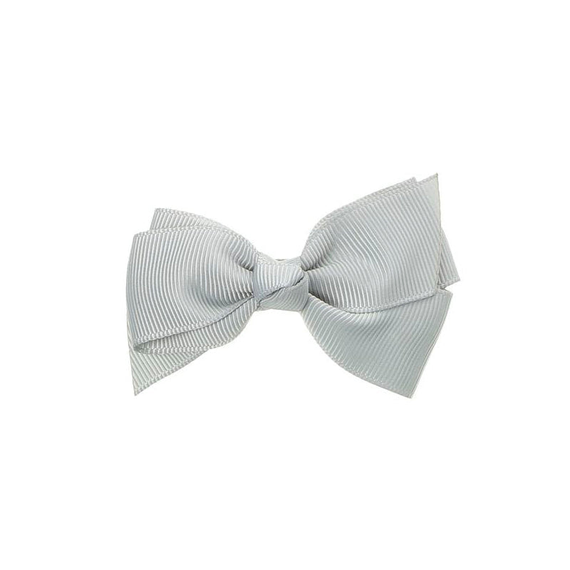 Medium Bow Clip - Grey