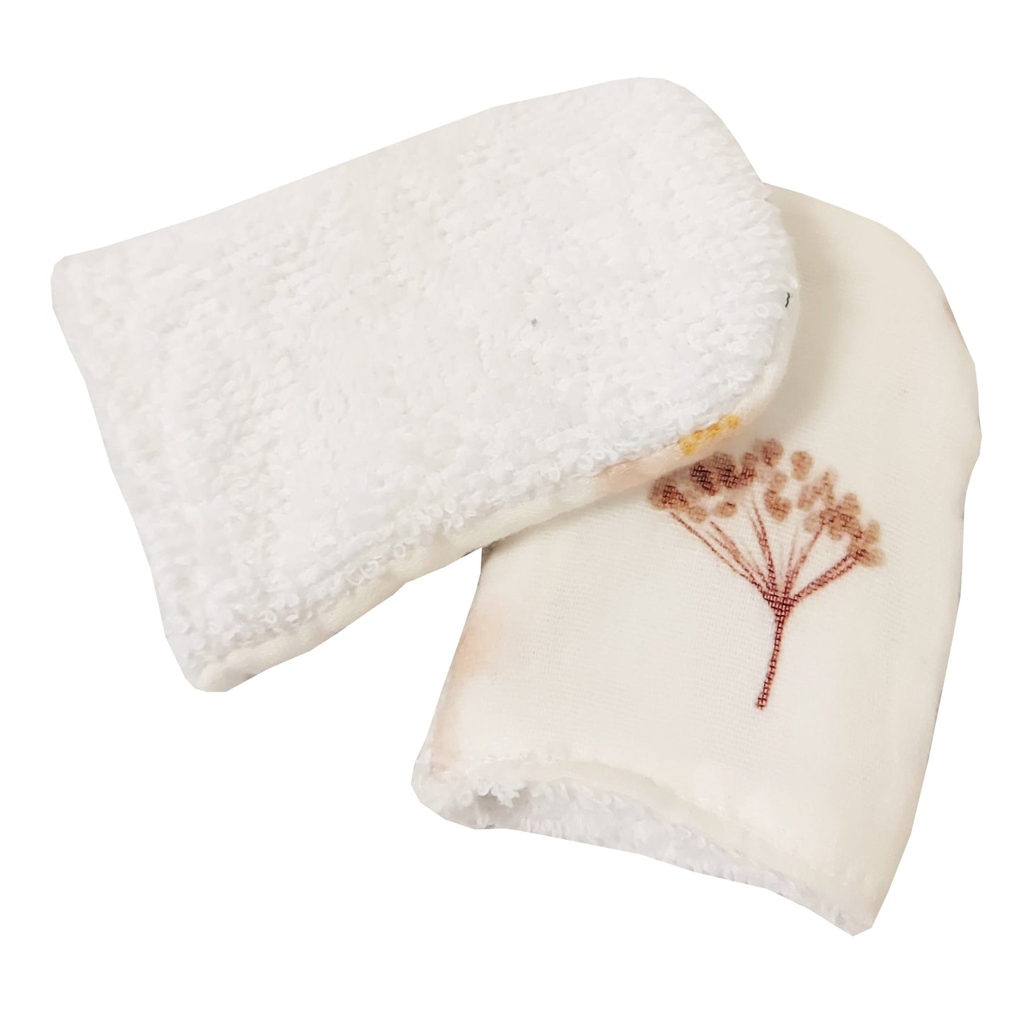Small Organic Baby Bath Mittens