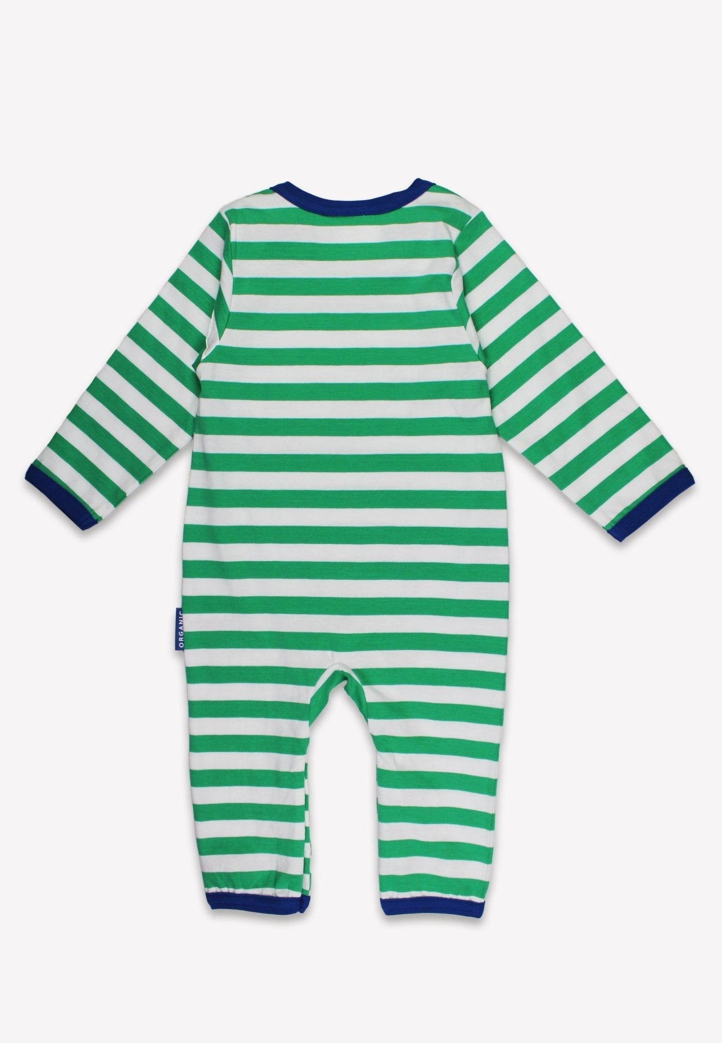 Organic Hillside Sheep Applique Sleepsuit | organic baby sleepwear UK — KIDDYKIND