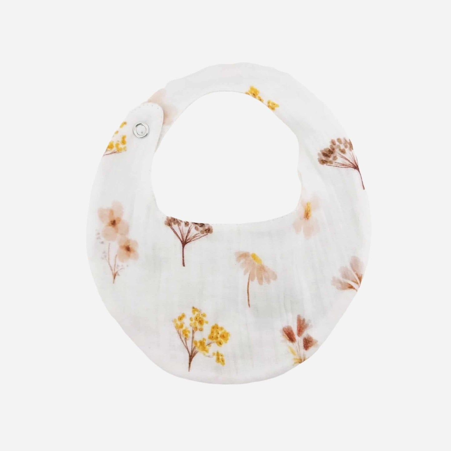 Waterproof Neutral Motif Dribble Bib
