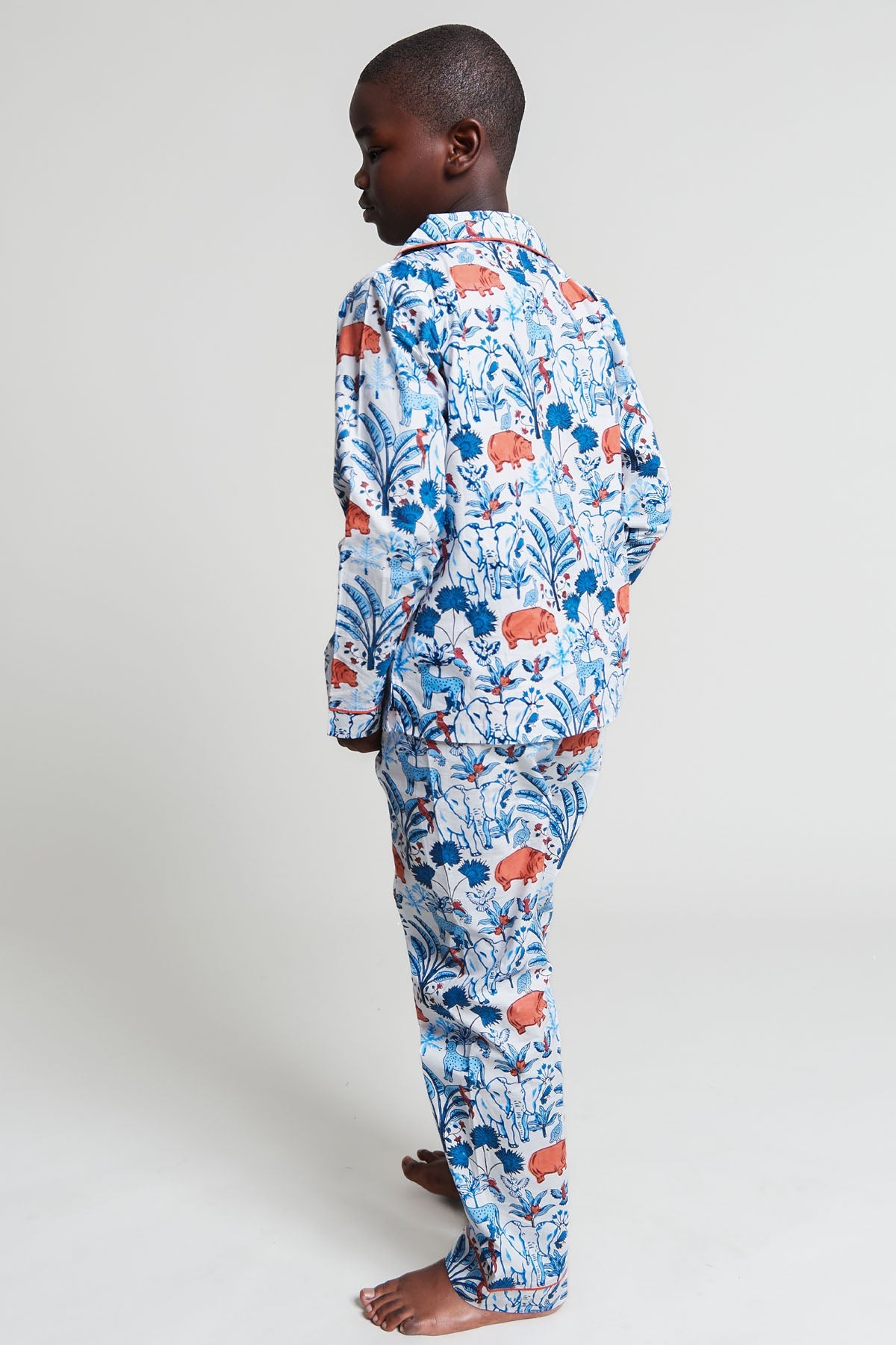 rani's whimsical woods - organic cotton kids pyjama set