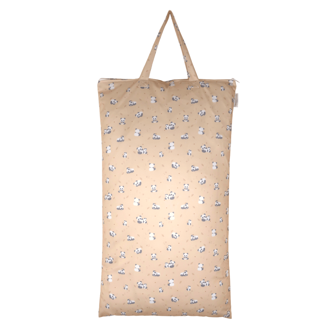XL Wet Bag - Reusable Cloth Nappy Pail - Pandas