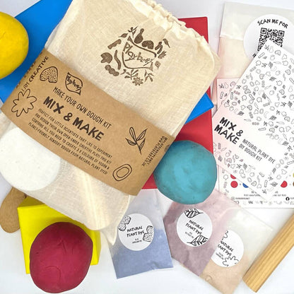 Make Your Own Natural Playdough - Natural Dye Kits