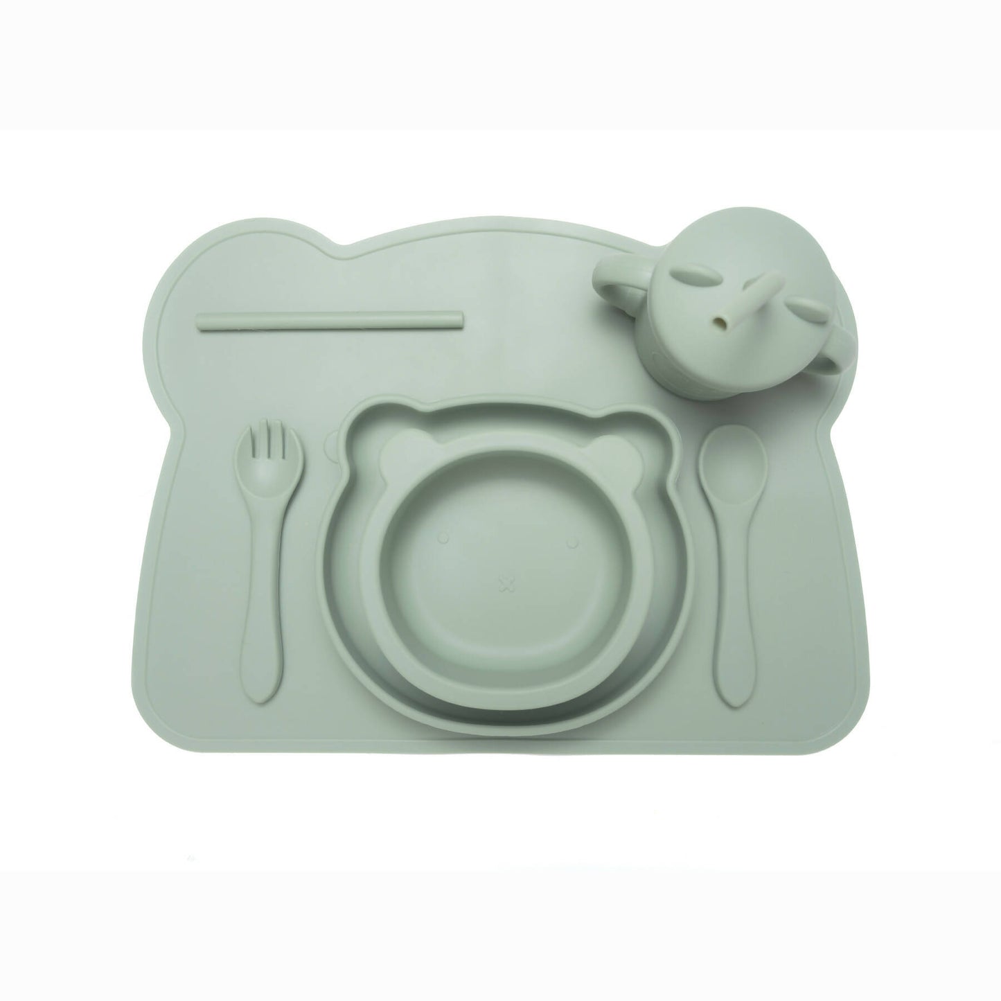 Little Bear Silicone Baby & Toddler Feeding/ Weaning Set