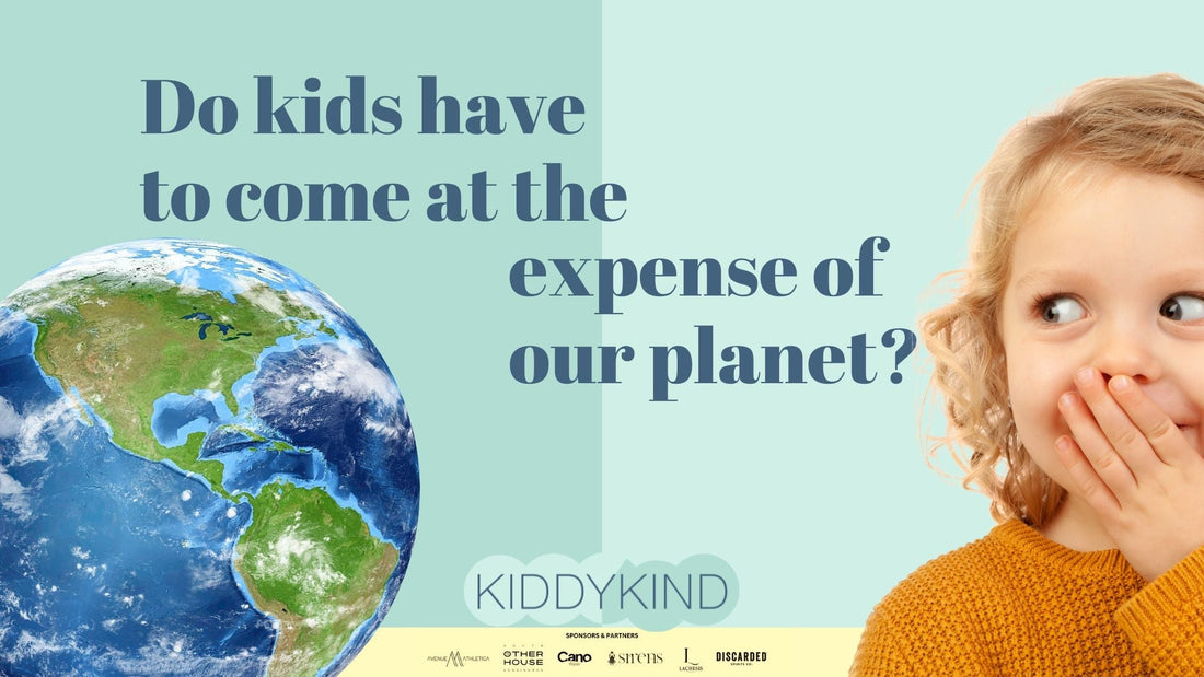Kiddykind founder talking about raising children sustainably - can kids and the planet coexist UK | Kiddykind