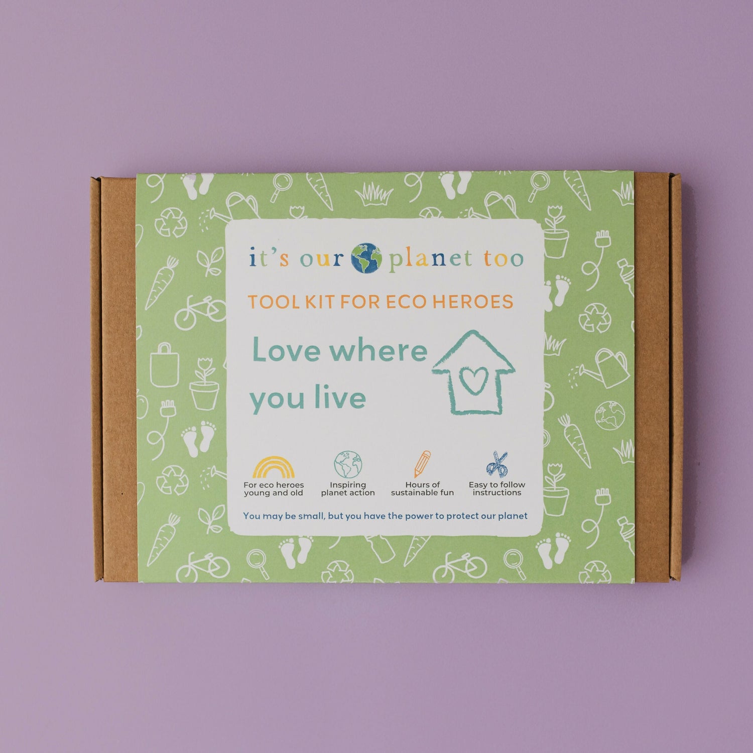 It's Our Planet Too eco hero activity toolkit for children - sustainable eco kids activities UK | Kiddykind
