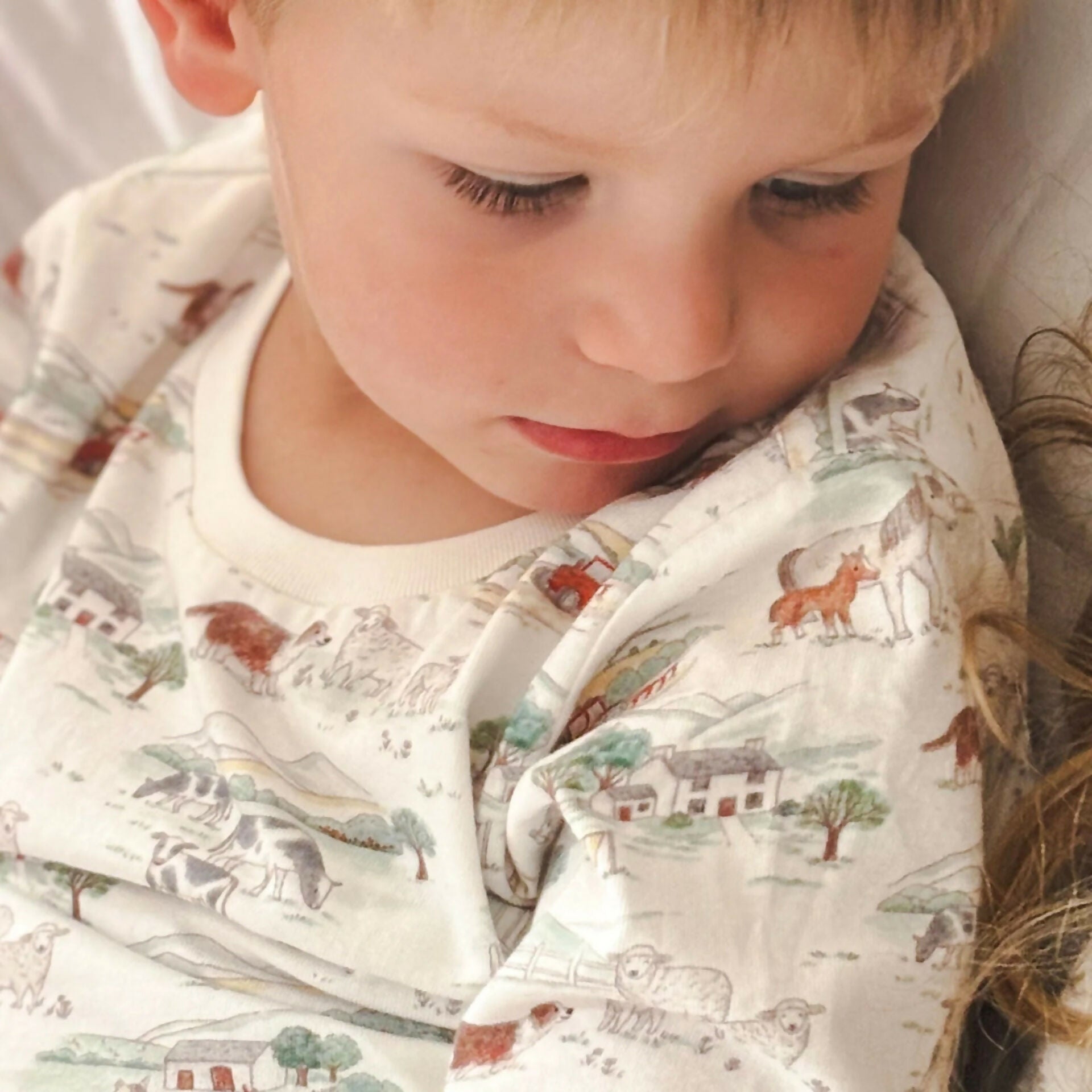 Natural Organic Cotton & Bamboo Toddler Pyjamas - Farm | organic baby sleepwear UK — KIDDYKIND