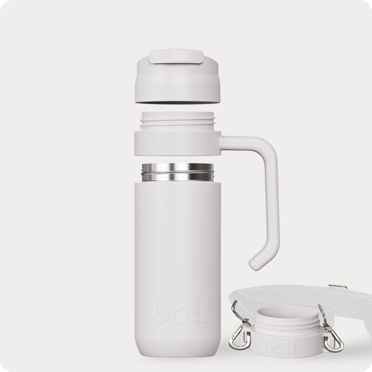 400ml Brew Flask - Stainless Steel insulated reusable Coffee Cup - BOTL | BPA-free plastic-free kids bottle UK