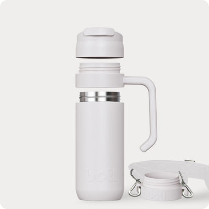 400ml Brew Flask - Stainless Steel insulated reusable Coffee Cup - BOTL | BPA-free plastic-free kids bottle UK