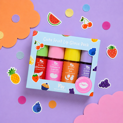Kids Lip Gloss Gift Set – 4 Flavours