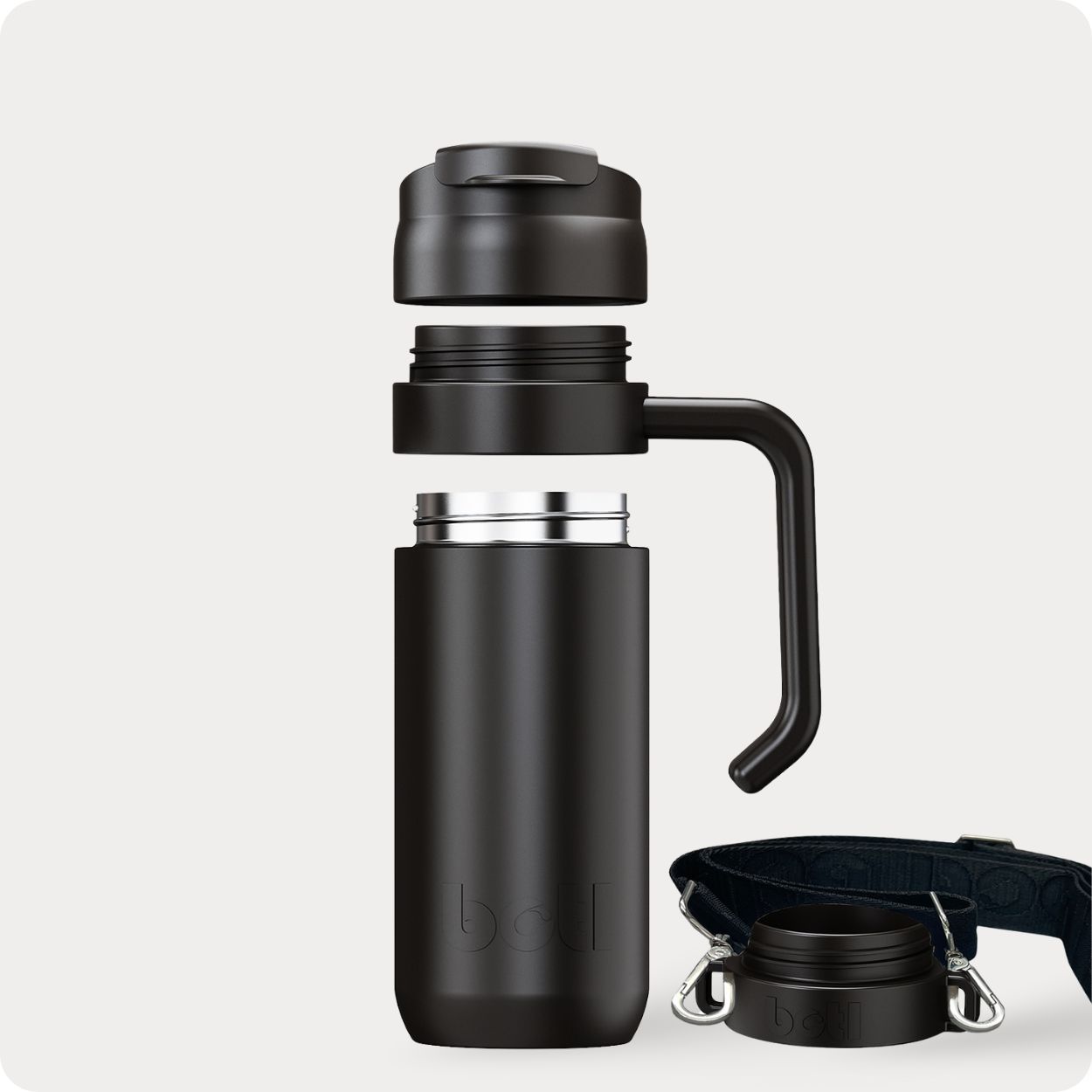 400ml Brew Flask - Stainless Steel insulated reusable Coffee Cup - BOTL | BPA-free plastic-free kids bottle UK