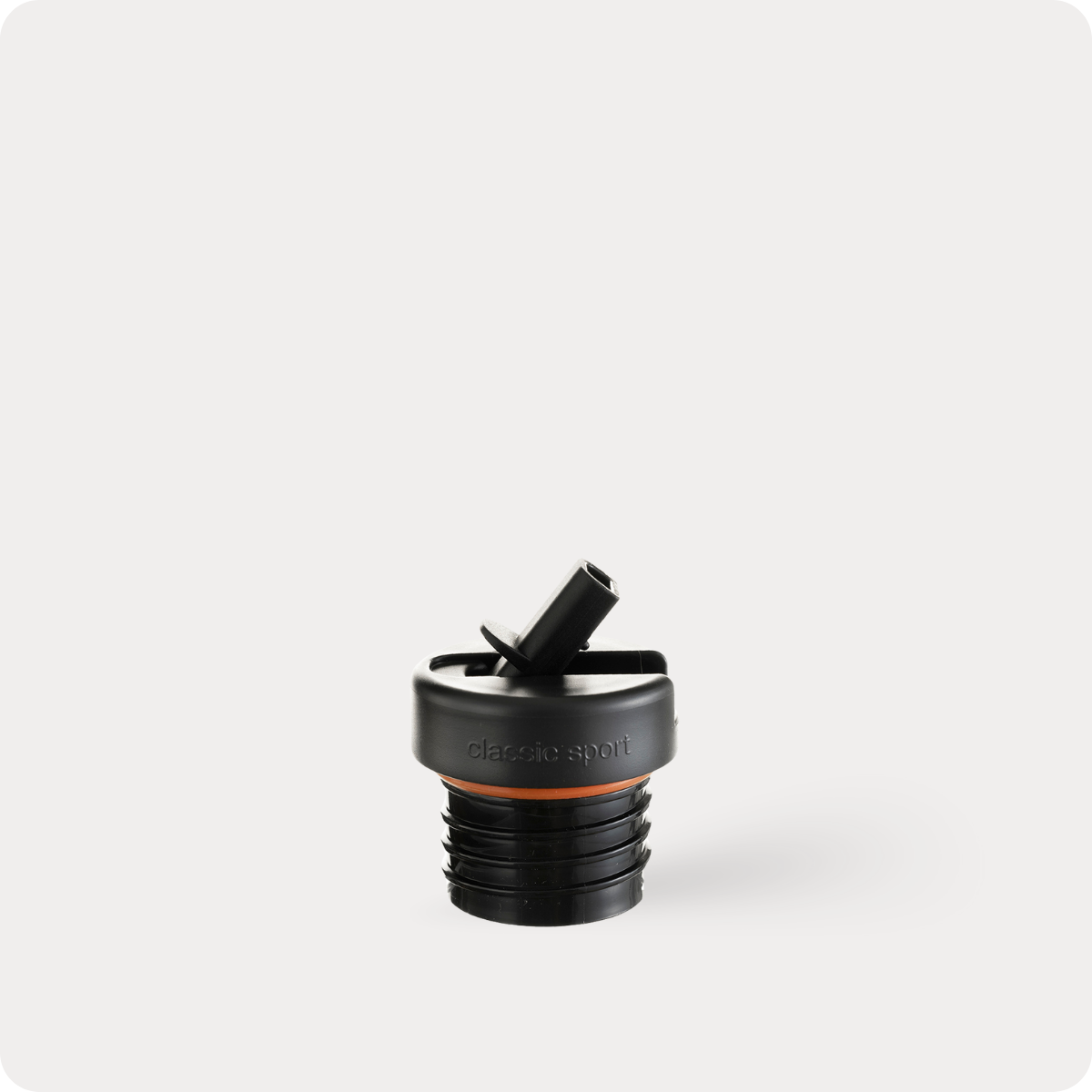 Sustainable kids bottle: Classic Sports Cap - Fits Classic curvy, tough and evolution - VAMP BLACK | KIDDYKIND