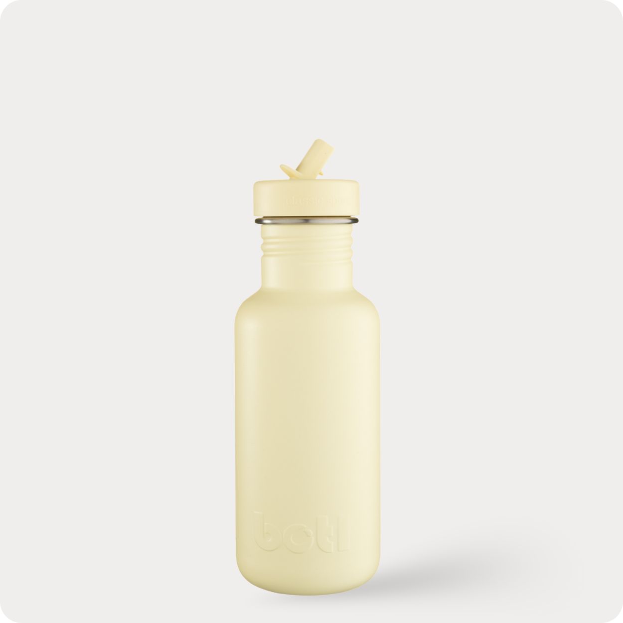 Eco kids bottle: 500ml Lightweight Stainless Steel - Not Insulated With Straw Cap | BOTL | One Green Bottle UK