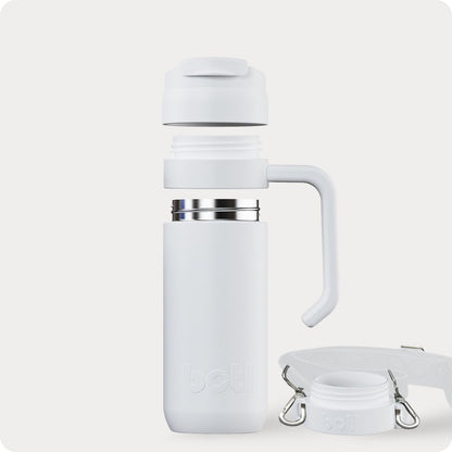 400ml Brew Flask - Stainless Steel insulated reusable Coffee Cup - BOTL | BPA-free plastic-free kids bottle UK