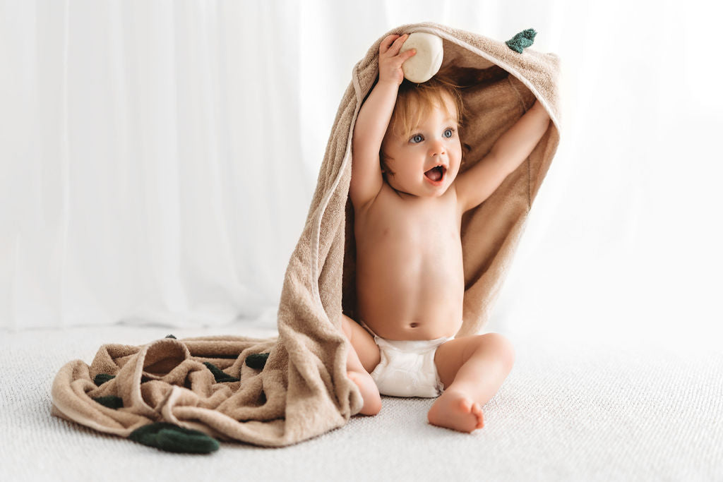 100% Organic Baby Hooded Towel