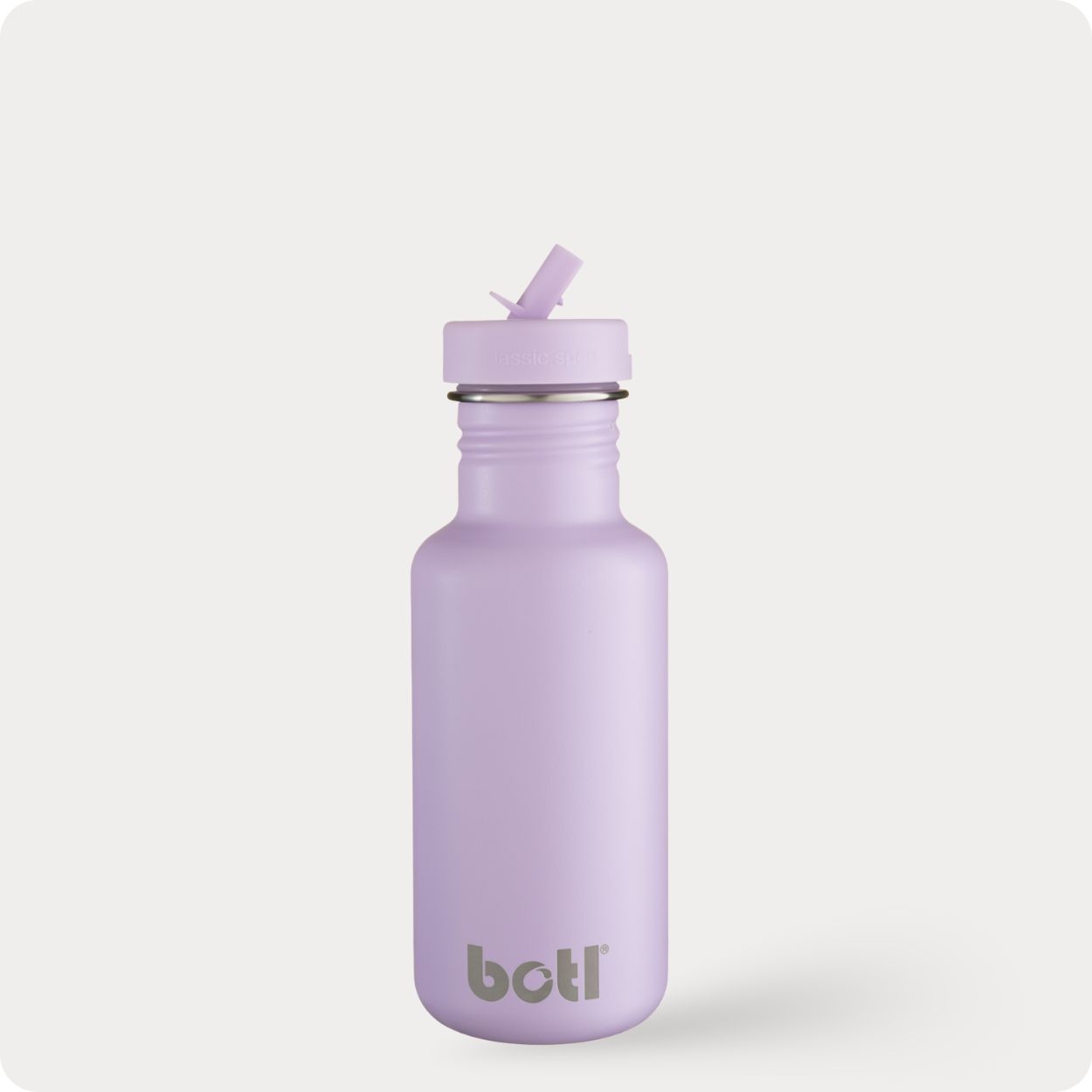 Eco kids bottle: 500ml Lightweight Stainless Steel - Not Insulated With Straw Cap | BOTL | One Green Bottle UK