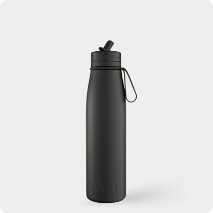 Eco kids bottle: 500ml Stainless Steel Insulated Bottle With Straw | Evolution V2 | BOTL | One Green Bottle UK