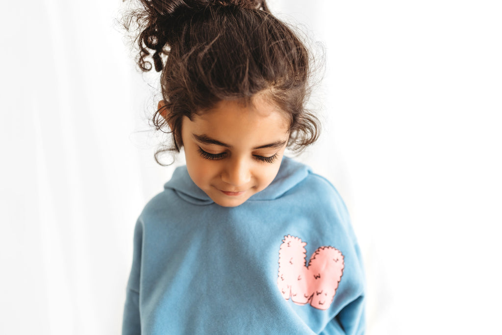 Hoodie - Sky (With Spikes)