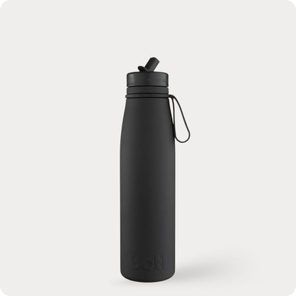 Eco kids bottle: 500ml Stainless Steel Insulated Bottle With Straw | Evolution V2 | BOTL | One Green Bottle UK