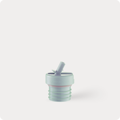 Eco kids bottle: classic collection sports cap - sage green | One Green Bottle UK