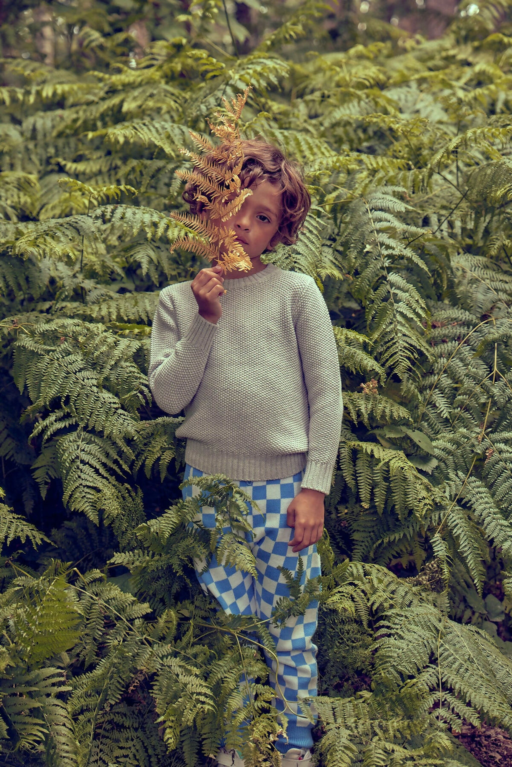 Moss Stitch Jumper - Cashmere & Organic Cotton