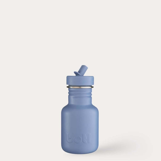 350ml Stainless Steel - Kids Non Insulated bottle | Swipe Right Blue | BOTL | BPA-free plastic-free kids bottle UK