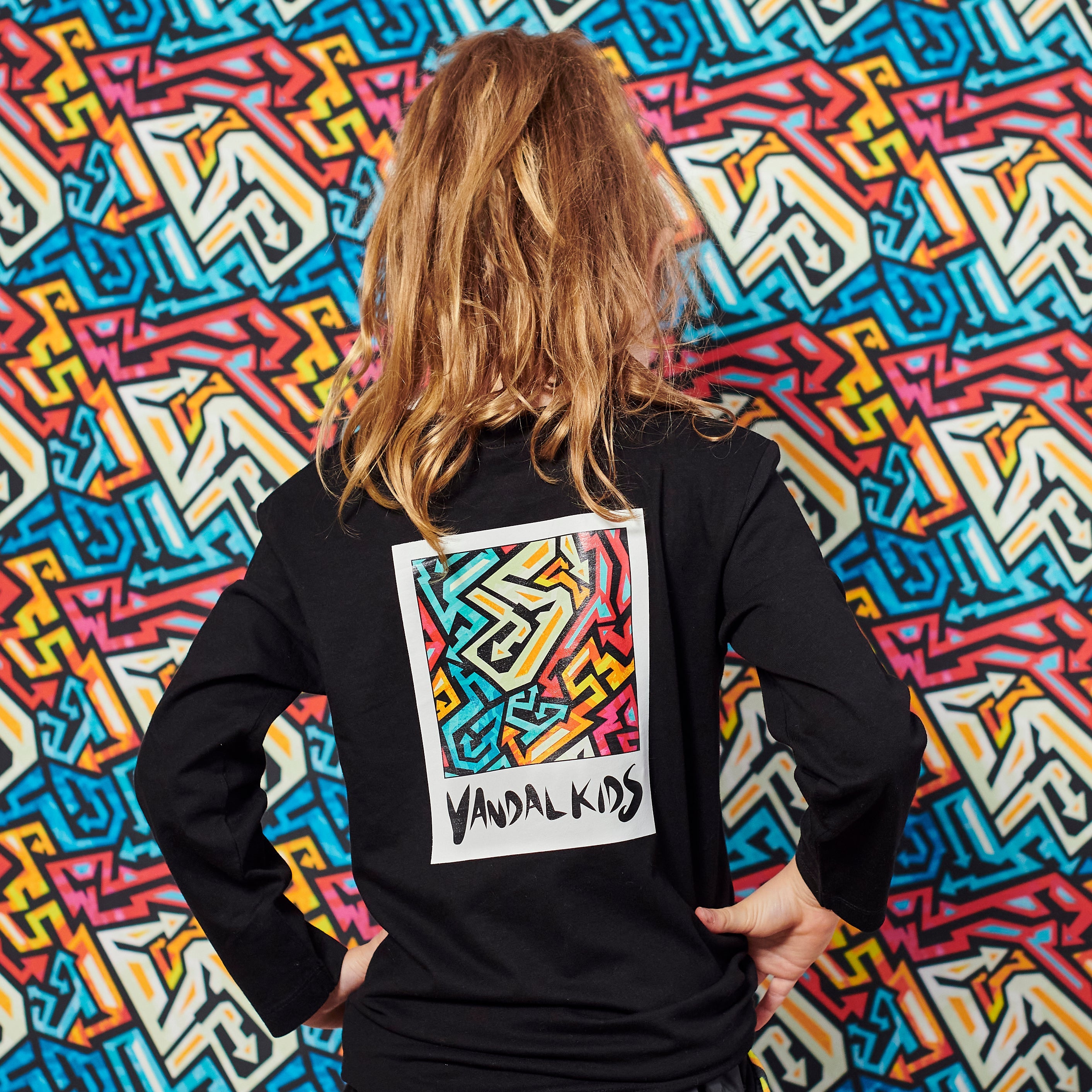 Kids Long Sleeve top - Street art (unisex)