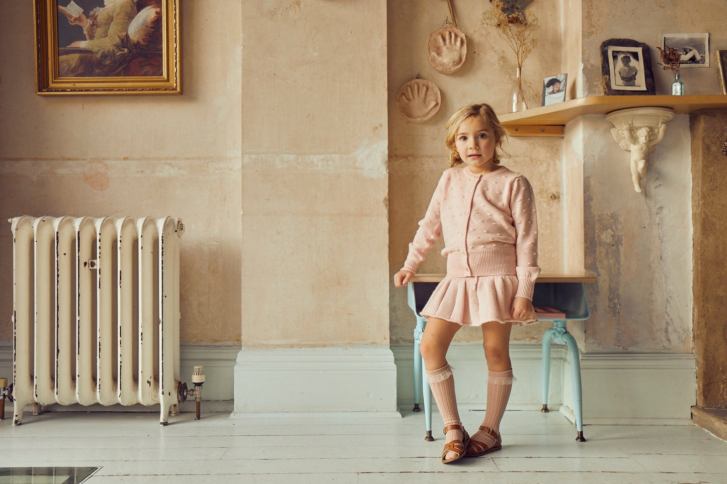 Pleated Tennis Skirt | cashmere/merino