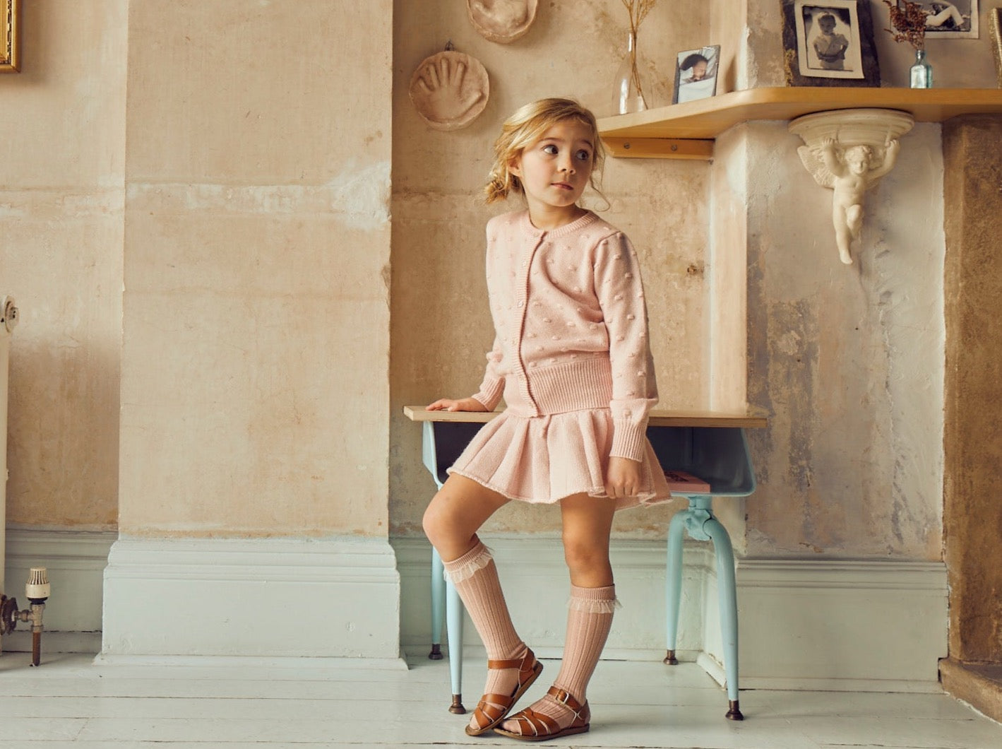 Popcorn Cardigan | cashmere/merino