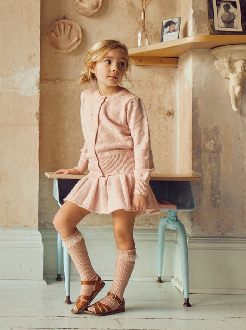 Pleated Tennis Skirt | cashmere/merino