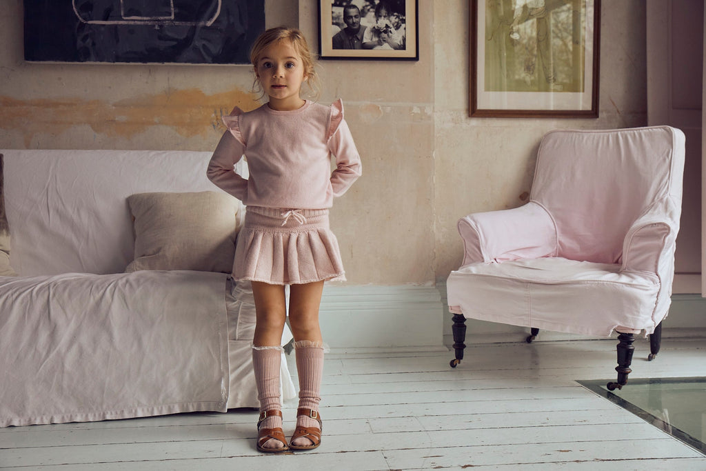 Frilled Jumper | cashmere/merino