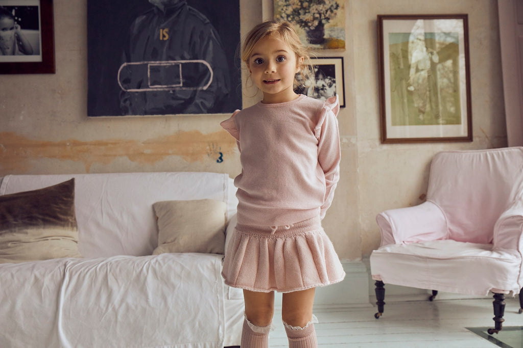 Frilled Jumper | cashmere/merino