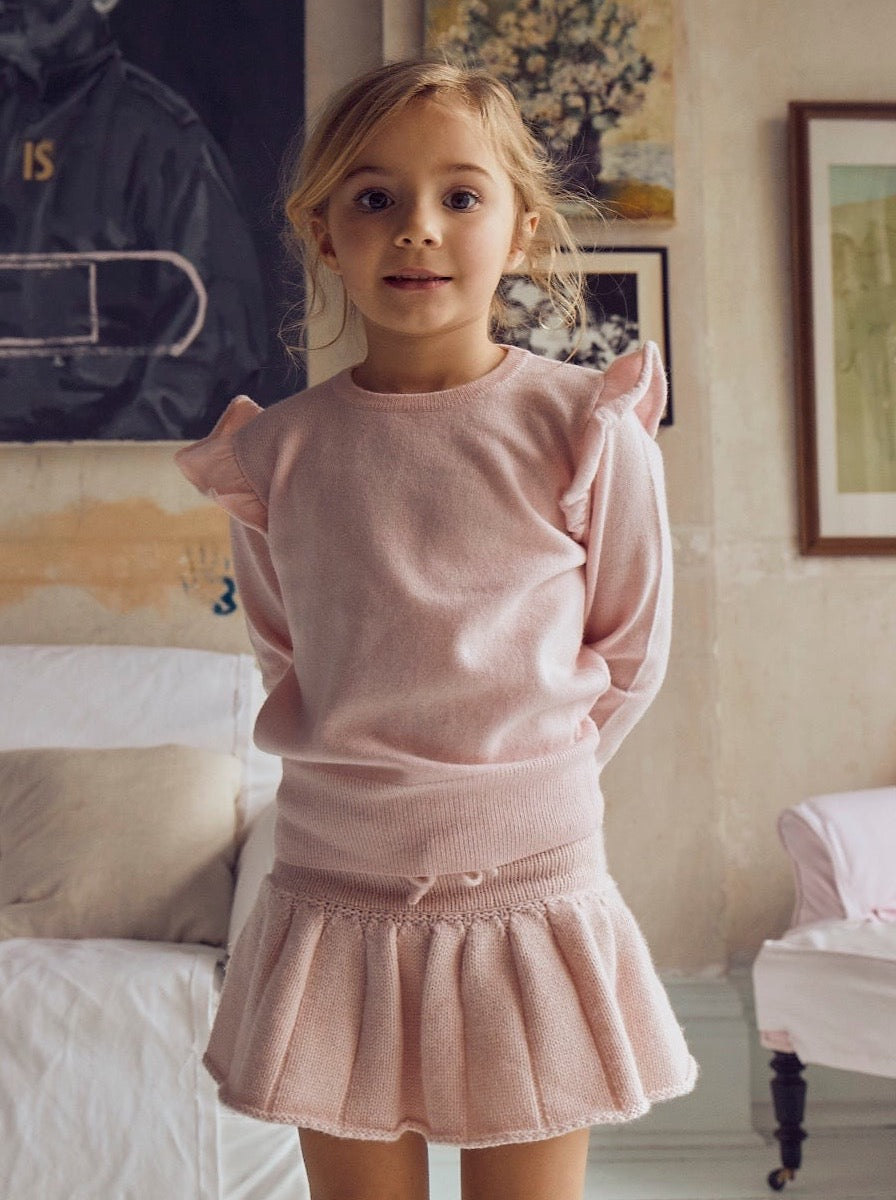 Frilled Jumper | cashmere/merino