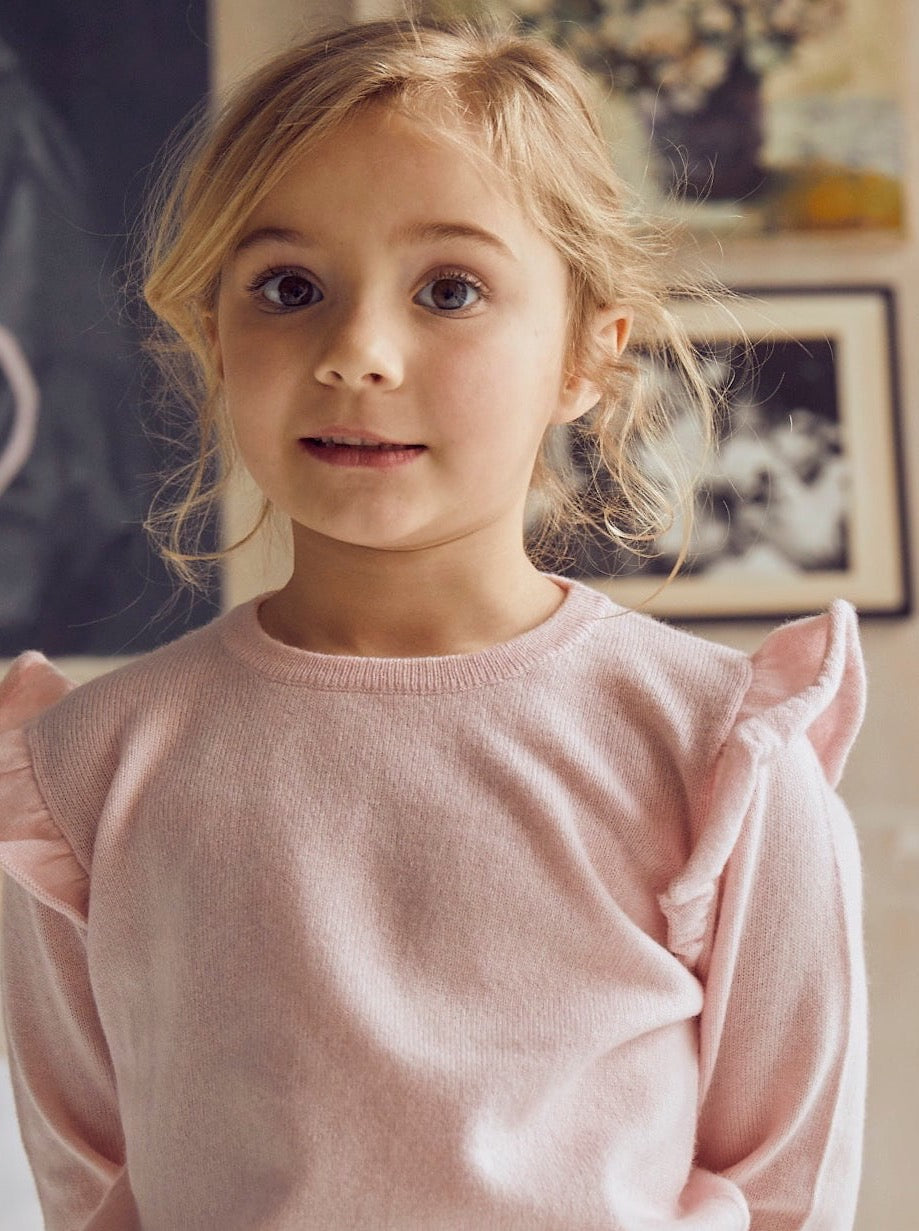 Frilled Jumper | cashmere/merino