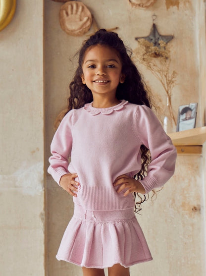 Pleated Tennis Skirt | cashmere/merino