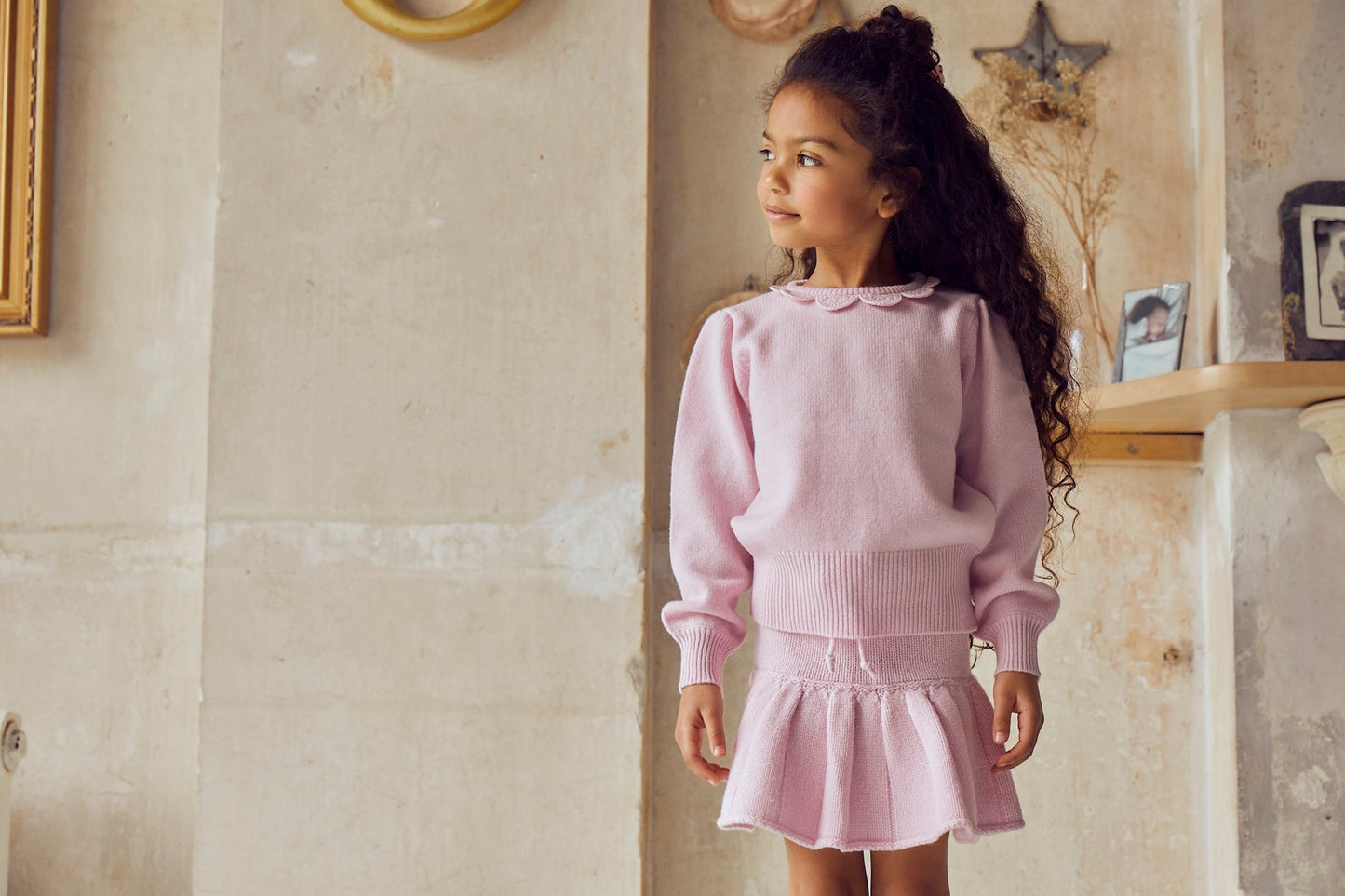 Pleated Tennis Skirt | cashmere/merino